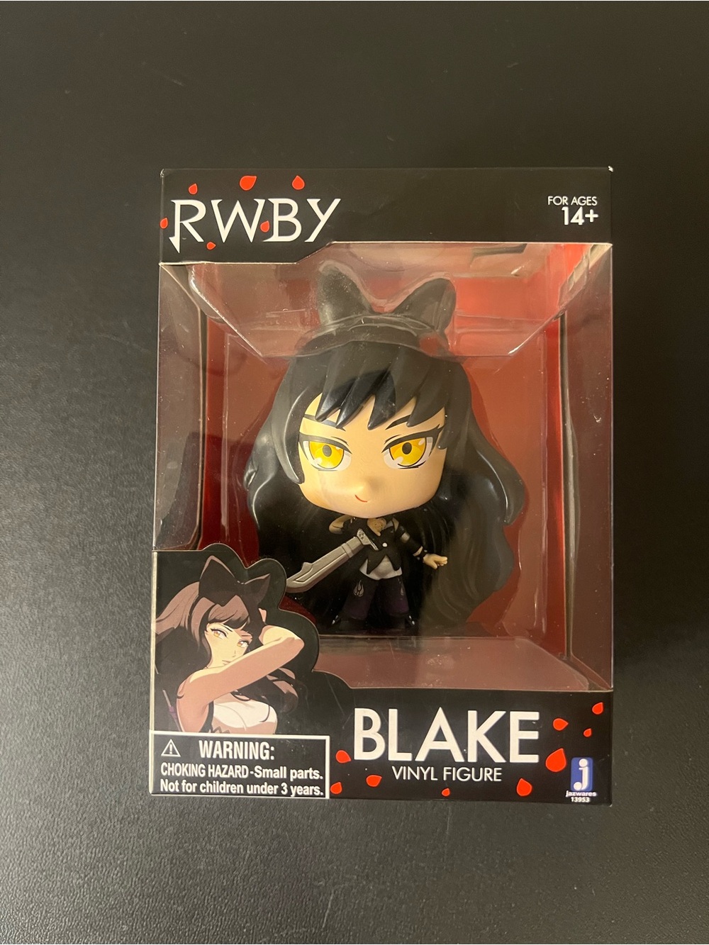 RWBY Blake Belladonna Vinyl Figure - 2016 Jazwares Rooster Teeth Productions New